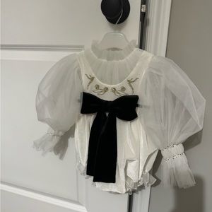 Petite maison bubble romper